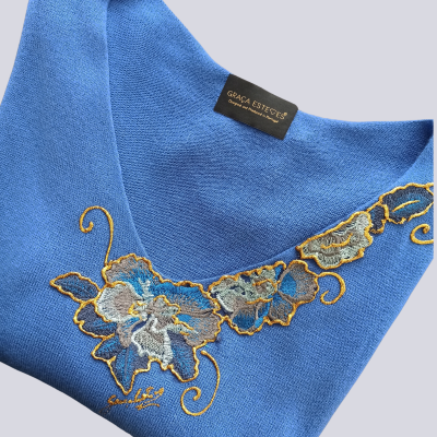 Camisola de Malha Azulão Camisola de Malha Azulão