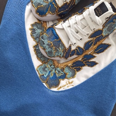 Conjunto Floral Azulão