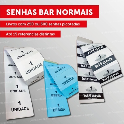 SENHAS DE BAR NORMAIS