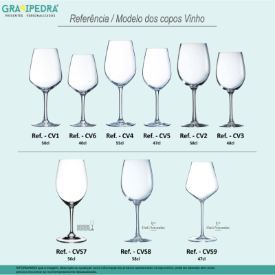 Pack 2 Copos em vidro personalizados - Floral - CVCN16V Pack 2 Copos em vidro personalizados - Floral - CVCN16V