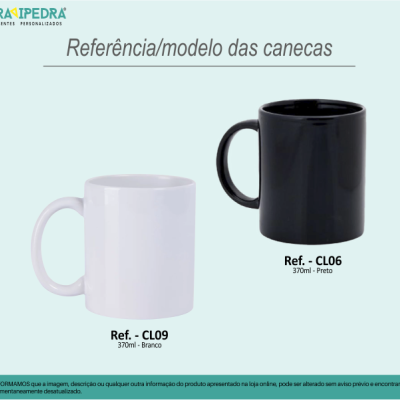 Caneca em Cerâmica personalizada - Natal - CLNAD02P