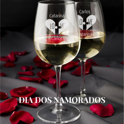 Pack 2 Copos em vidro personalizados - CVNV13