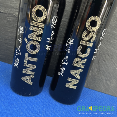 Garrafa de vinho personalizada - Dia do Pai - GDP14