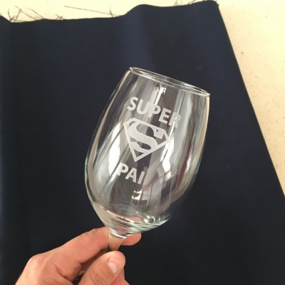 Copo em vidro personalizado - Dia do Pai - TVP04