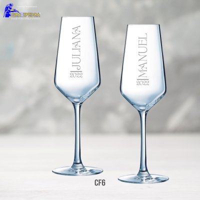 Pack 2 Copos em vidro personalizados Namorados - CVNV14