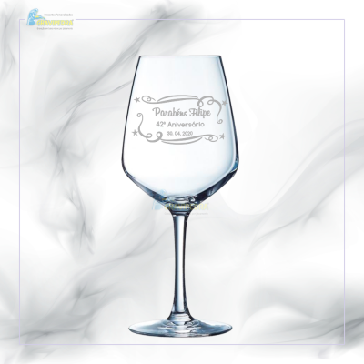 Copo em vidro personalizado - CVFG07