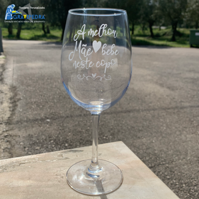 Copo em vidro personalizado - Melhor Mãe bebe neste copo - TVDM07 Copo em vidro personalizado - Melhor Mãe bebe neste copo - TVDM07