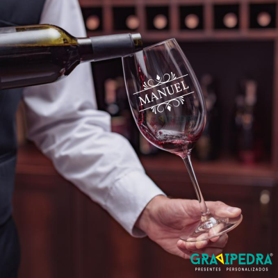 Copo em vidro personalizado - Personaliza com o teu Nome - CVFG19