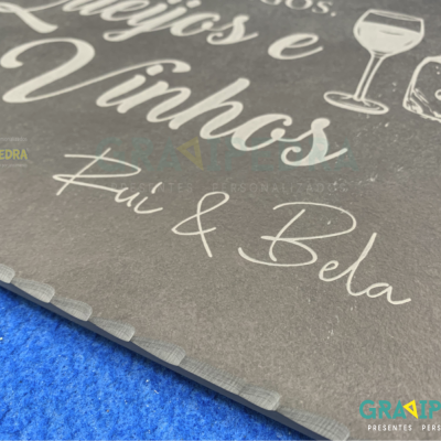 Tábua de ardósia 30x22 cm - AQV02