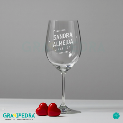 Copo em vidro personalizado - CVFG14