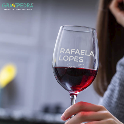 Copo em vidro personalizado - Nome - CVFG03