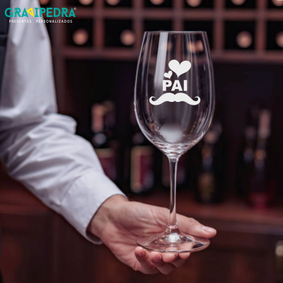 Copo em vidro personalizado - Dia do Pai - TVDPD03