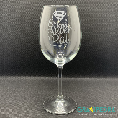 Copo em vidro personalizado - Dia do Pai - TVDPD04 Copo em vidro personalizado - Dia do Pai - TVDPD04