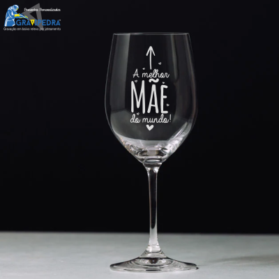 Copo em vidro personalizado - Melhor Mãe do Mundo - TVDM05 Copo em vidro personalizado - Melhor Mãe do Mundo - TVDM05