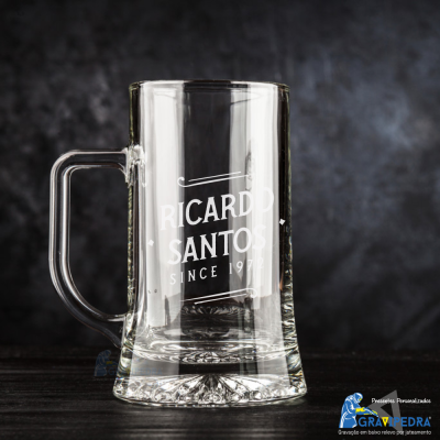 Caneca de Cerveja em vidro personalizada - CCVJ02