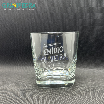 Copo Whisky em vidro personalizado - CVWD01 Copo Whisky em vidro personalizado - CVWD01