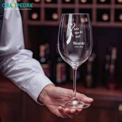 Copo em vidro personalizado - Dia do Pai - TVP06