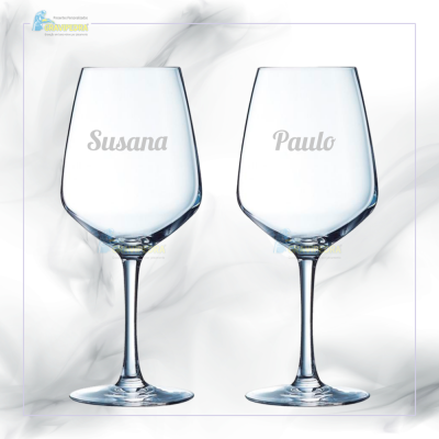 Pack 2 Copos em vidro personalizados - CVFG04A