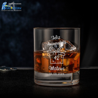 Copo em vidro personalizado - CFA50