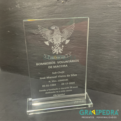 Troféus em Cristal - GVP5176 Troféus em Cristal - GVP5176