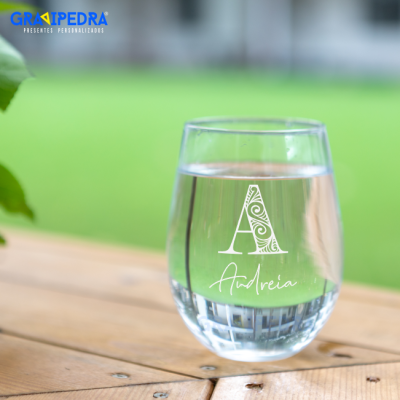 Copos em vidro personalizados - CVFG02