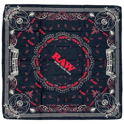RAW Black Bandana