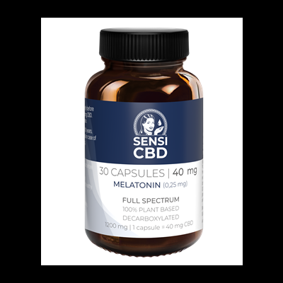 SENSI SEEDS - Cápsulas com CBD e Melatonina