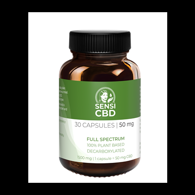 Sensi Seeds - Cápsulas de CBD 50mg