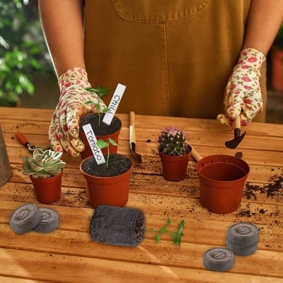 100 piezas de fibra de coco