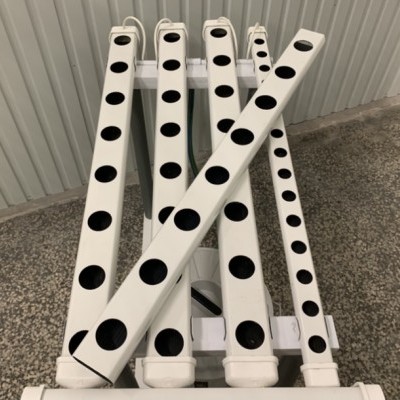 1 metro Perfil Perforado de 80 mm