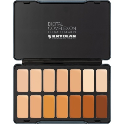 Digital Complexion Cream Foundation Palette 14 cores - Kryolan