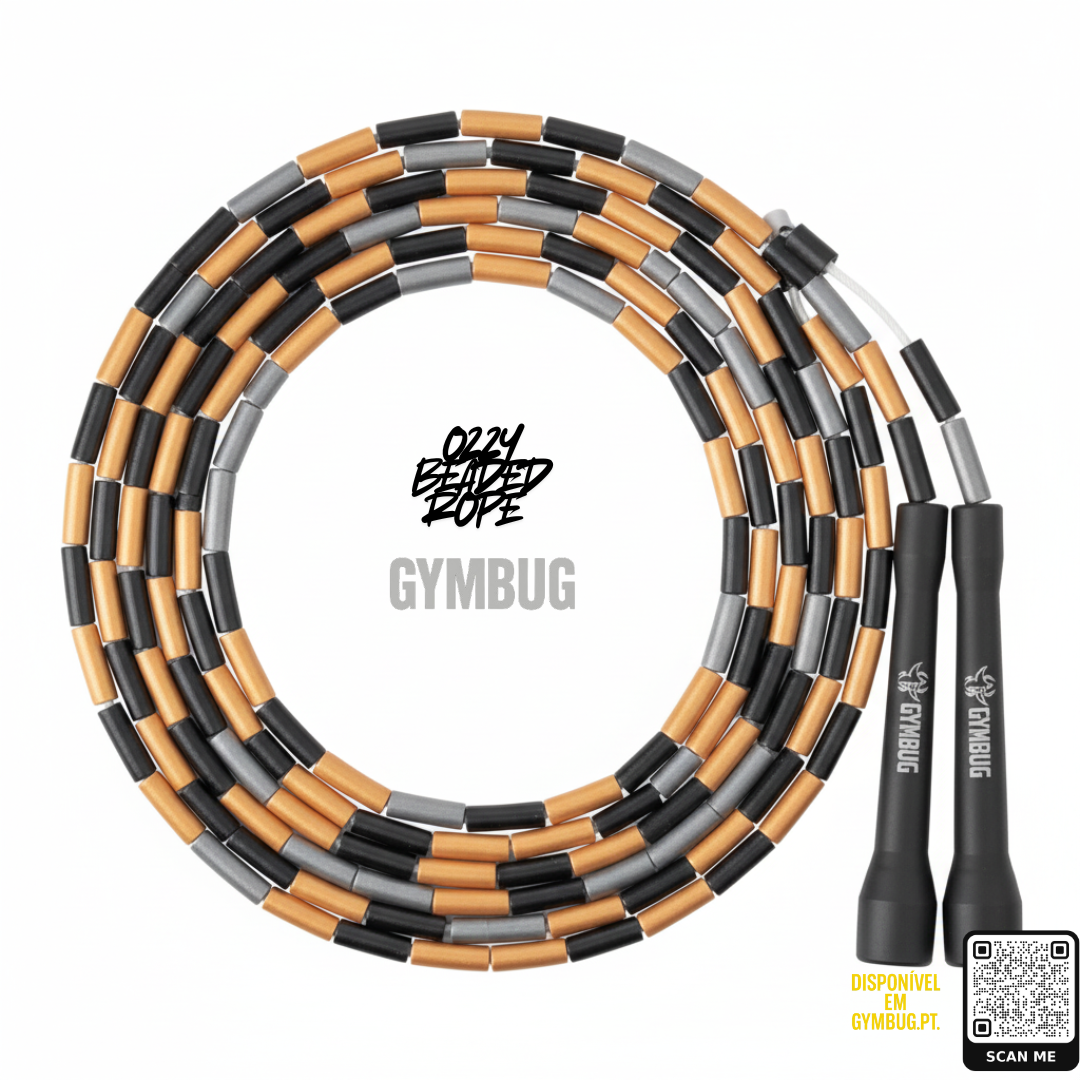Corda&#x20;de&#x20;Saltar&#x20;GymBug&#x20;Ozzy&#x20;&#x2013;&#x20;Beaded&#x20;Rope&#x20;Dur&#x00E1;vel&#x20;e&#x20;Ajust&#x00E1;vel