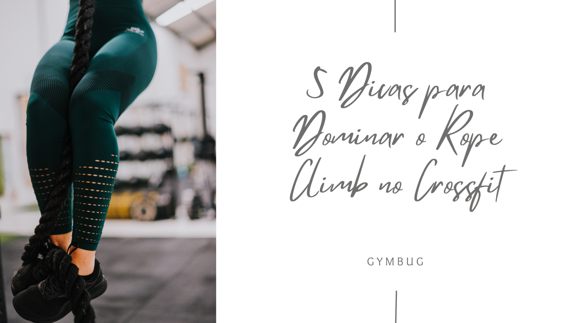 Pernas com leggings verdes escuras e ténis pretos em ginásio, texto motivacional de treino Crossfit