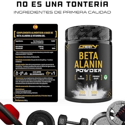 Beta Alanina Pura - 500g em Pó