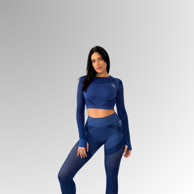 Gym Yoga Suit Conjunto de Yoga sem costura para mulheres