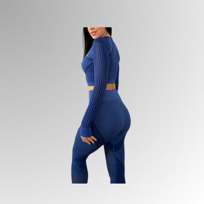 Gym Yoga Suit Conjunto de Yoga sem costura para mulheres