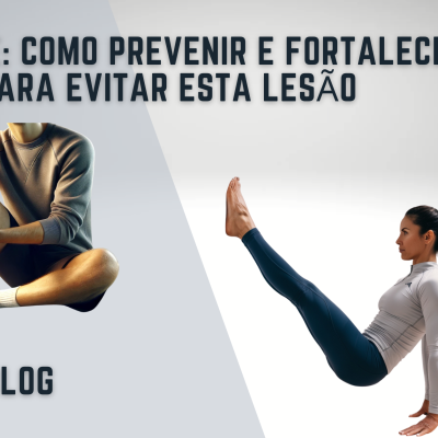Canelite: Como Prevenir e Fortalecer as Pernas para Evitar Esta Lesão Homem sentado a tocar na canela e mulher a fazer exercício com texto explicativo sobre canelite