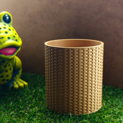 Vaso Decorativo - Padrão Cestaria