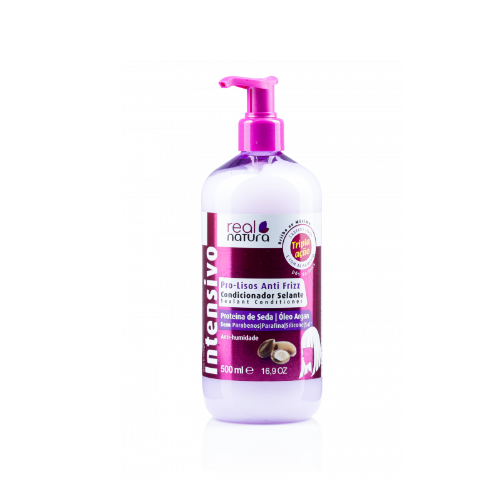 Real Natura Condicionador SEM SAL PRO-LISOS ANTI FRIZZ ARGAN 500ML