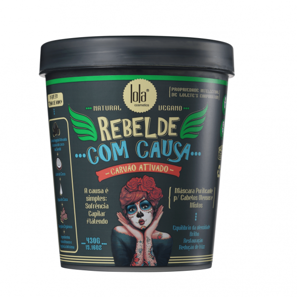 LOLA  REBELDE COM CAUSA  MÁSCARA PURIFICANTE 430G
