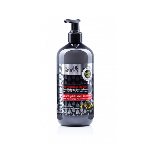Real Natura Condicionador SEM SAL PRO-NUTRIÇÃO BOMBA 500ML