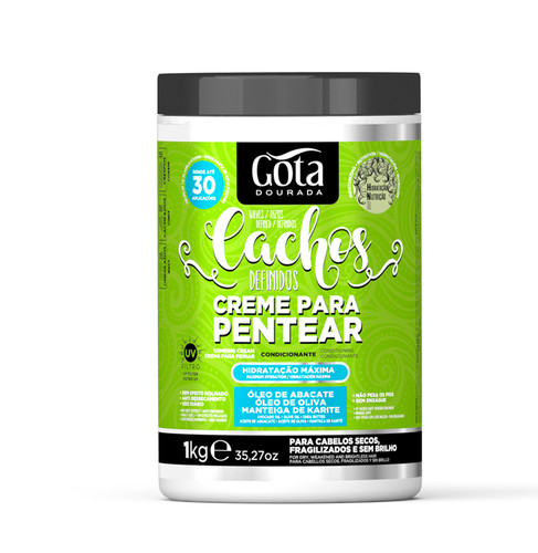 Gota Dourada Cachos Definidos Creme de Pentear 1Kg