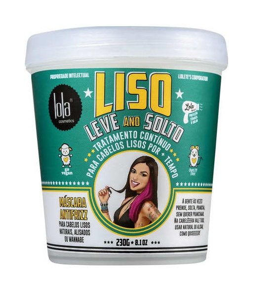 LOLA Liso, Leve and Solto Máscara Antifrizz 230g