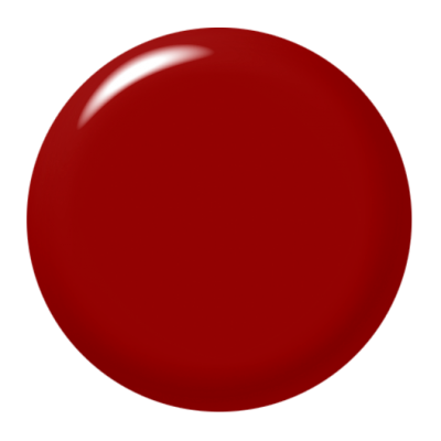 Bola vermelha brilhante sobre fundo preto