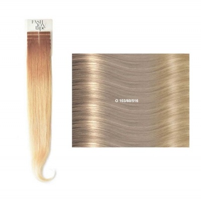 Extensões lisas (cm55/60) com adesivo Ombré OL | SHE Hair Extensions