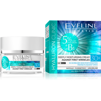 Eveline Cosmetics HYALURON CLINIC DAY AND NIGHT CREAM 30+ 50ML