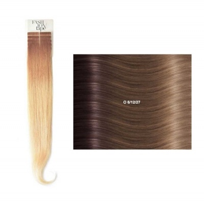 Extensões lisas (cm55/60) com adesivo Ombré OL | SHE Hair Extensions
