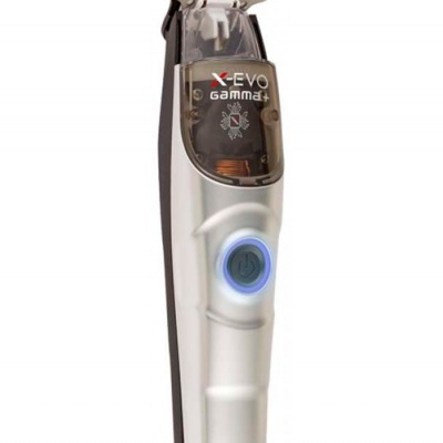 Aparador elétrico X-EVO gamma+ prateado com botão de ligar e tampa transparente