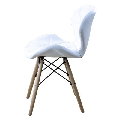 ItalianDesign CADEIRA EIFFEL QUILTED WHITE