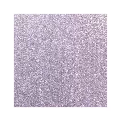 Quadrado lilás brilhante com textura glitter